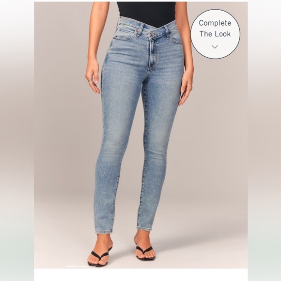 Abercrombie & Fitch Denim - Abercrombie & Fitch Light Blue Skinny Jeans